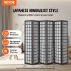 Room Divider, 6 Panel Japanese Room Divider, Folding Privacy Screen Indoor, Portable Partition Dividers and Decoration Screens, for Room Separation, H