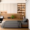 Bedding Twin Bed Sheets Set - 3 Piece Bedding - Brushed Microfiber - Shrinkage and Fade Resistant - Easy Care (Twin, Grey)