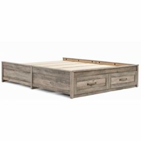 Farmhome Platform Bed with Storage Drawers
