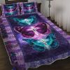 3 Pcs Butterfly Patterned Pet Themed Quilt Set, Soft And Warm Bedding Set, Including 1 Quilt And 2 Pillowcases For Home Bedroom Decoration