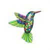 1pc/4pcs, Metal Hummingbird Wall Art Decor, Metal Birds Outdoor Wall Sculpture Decoration Hanging, Room Decor, Home Decor, Wedding Decor, Holiday Deco
