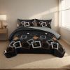6 Piece Soft All-Season Washed Microfiber And Viscose Comforter Set , With Comforter, Sheet, Pillowcases & Shams, Print, Flowerd, Moisture-Wicking, Si